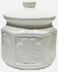 White Ceramic Jar