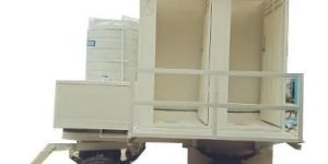 FRP Four Seater Mobile Toilet Van