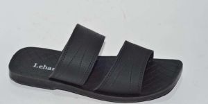 Mens Matte Leather Slippers