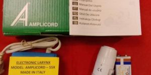 Amplicord 55X Rechargeable Battery Electrolarynx Speech Aid