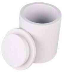 White Cement Candle Jar with Lid