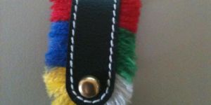 Vintage Switzerland Keychain with Mini Cowbell