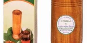 Vijaysar Diabetes Control Wooden Tumbler