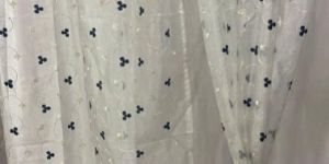 Tissue Embroidered Curtains