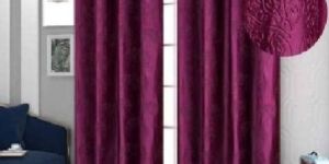 Tree Punching Polyester Curtains