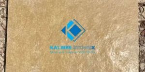 Leather Finish Brown Kota Stone Slab