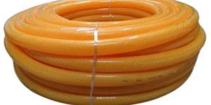 Yellow PVC Braided Hose Pipe