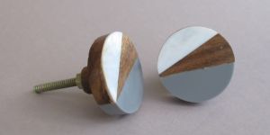 Bone Inlay Door Knobs