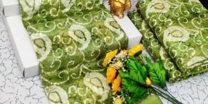 Printed Design Light Green Cotton Sarees