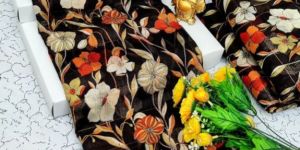 Soft Cotton Saree with Beautiful Flower Printed