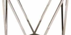 Steel Squre Table with Marbel Tob