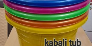 Plastic Kabali Mettalic Tubs