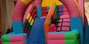 Single Slide Mickey Mouse Bouncy Castle