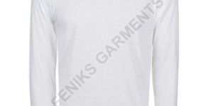Mens Full Sleeve Cotton Round Neck T-Shirts