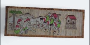Village Wall Painting Frame