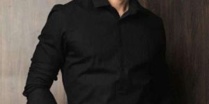 Mens Plain Black Full Sleeve Shirts