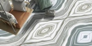 Mural Bookmatch Glossy Floor Tiles