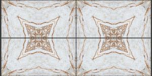 Polar Grey Bookmatch Glossy Porcelain Tiles