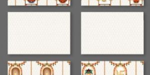 Pooja Room Glossy Series Digital Wall Tiles