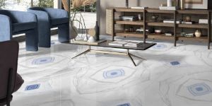 Thassos White Bookmatch Glossy Porcelain Tiles