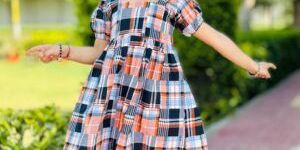 Girls Comfortable Cotton Frock