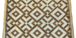 Small Square Wooden Serving Tray