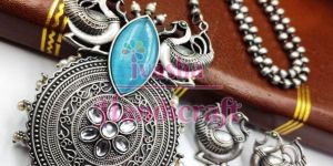 German Silver Necklace Set