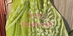 Ladies Hand Embroidered Saree