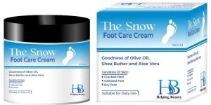 HB the Snow Foot Cream Natural and Ayurvedic 100 Gm Pack