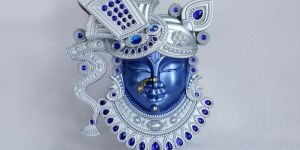 Shreenath Ji Wall Frame Blue