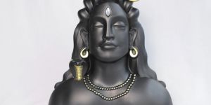Plastic Adiyogi Wall Frame Golden