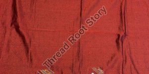Pure Ilkal Cotton Red Blouse Fabric