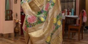 Tussar Silk Floral Sarees