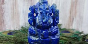 Lapis Lazuli Ganesha Statue