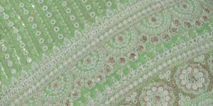 Embroidered Sequence Fabric