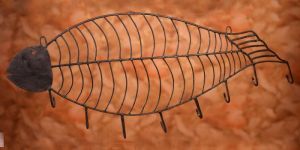 Wrought Iron Fish-Shaped Hanger