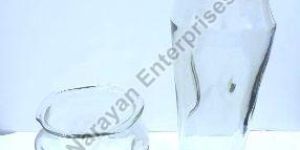 Transparent Glass Flower Vase