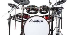 New Alesis Strike Pro SE Electronic 6 Drum Set Complete Bundle