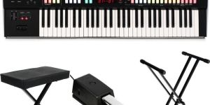 New Roland Jupiter-X 61Key Synthesizer Keyboard with Bench,