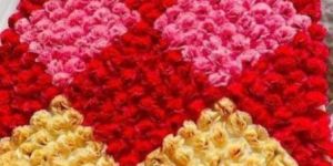 Wedding Artificial Carnations Flower Panel