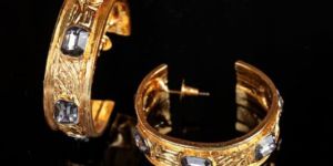 Texture Big Hoop Earrings