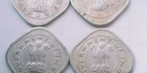 Half Anna Bull Coins