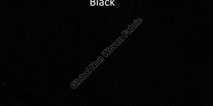 Plain Black Non Woven Fabric
