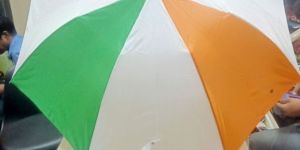 Polyester Indian Flag Umbrella