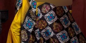 Pure Tussar Silk Hand Block Print Saree