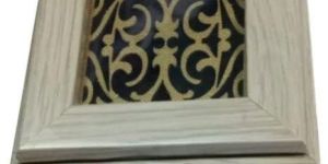 Square Wooden Ring Box