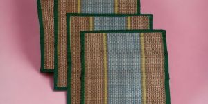 Handloomed Natural River Grass Pooja Mat