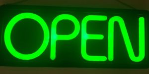 Open LED Sign Board