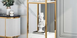 Luxury Modern Living Room Shelves