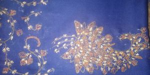 Ladies Navy Blue Toosh Shawl